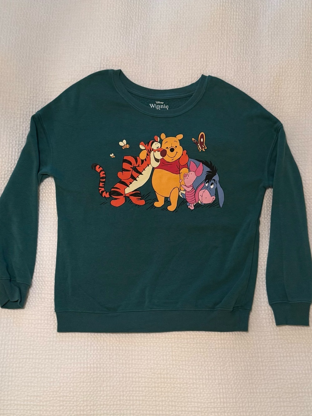 Disney | Winnie the Pooh Green Graphic Crewneck | Size = XS